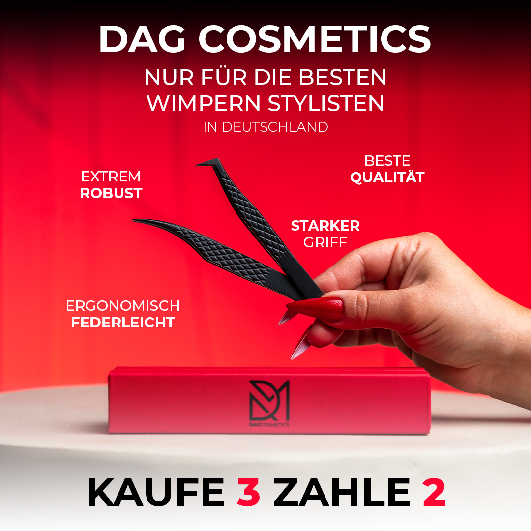 Dagcosmetics FERRARI separier Pinzette 3er-Bundle